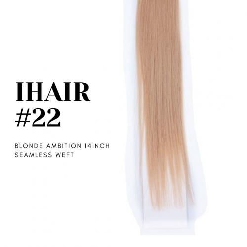 IHAIR #22 Blonde Ambition 14 Inch Seamless Weft SNH022