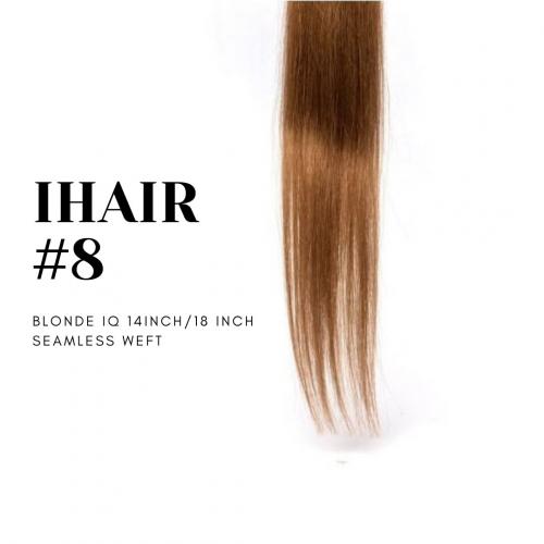 IHAIR #8 Blonde IQ 14 Inch Seamless Weft SNH030