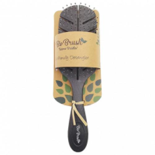 Bio Brush Eco Friendly Detangler - Leaf Shape - Black