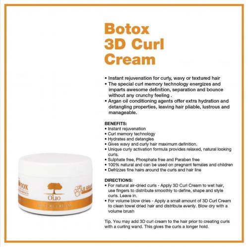 LE GRAND Botox Olio 3 D Curl Cream 250ml LG0049
