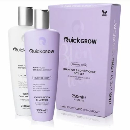Quick Grow Combo Pack (Shampoo / Conditioner) Blonde Icon 250ml